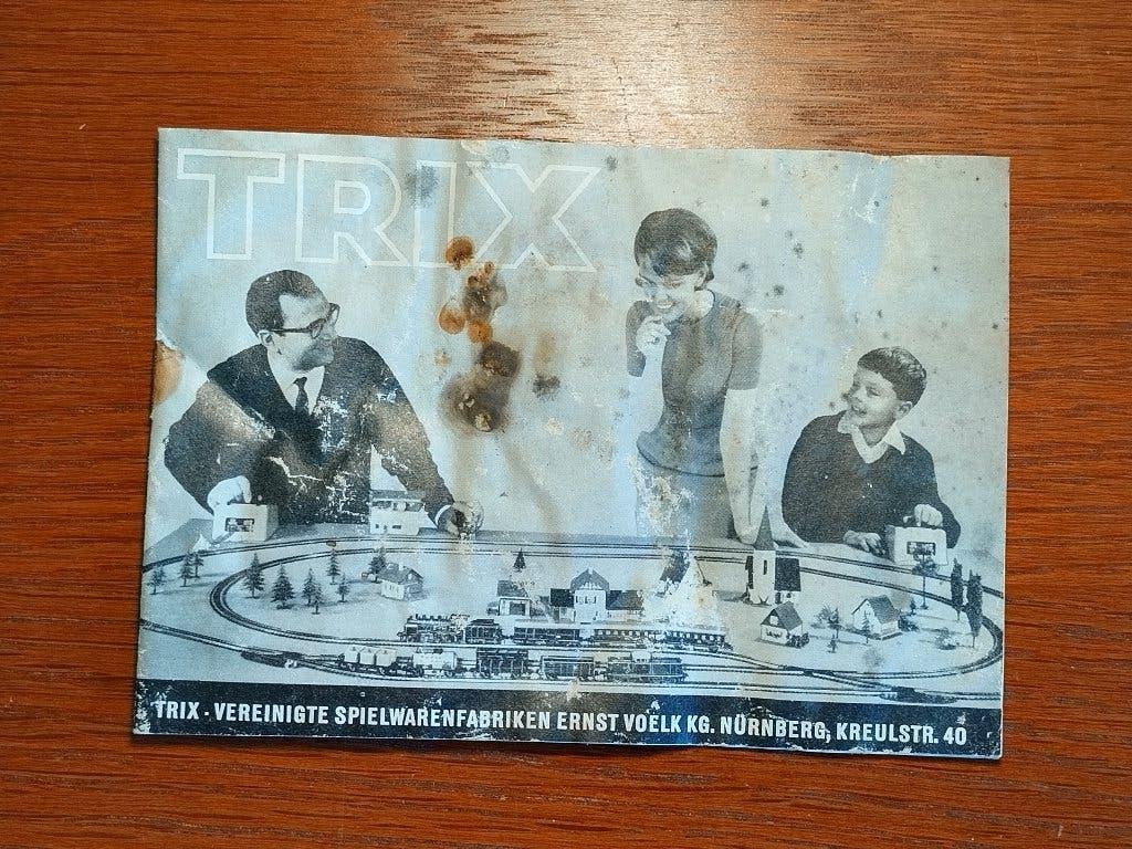 Trix Express - Foldertje uit 1964, Gebruikt, Gelijkstroom, Trix, Boek, Tijdschrift of Catalogus