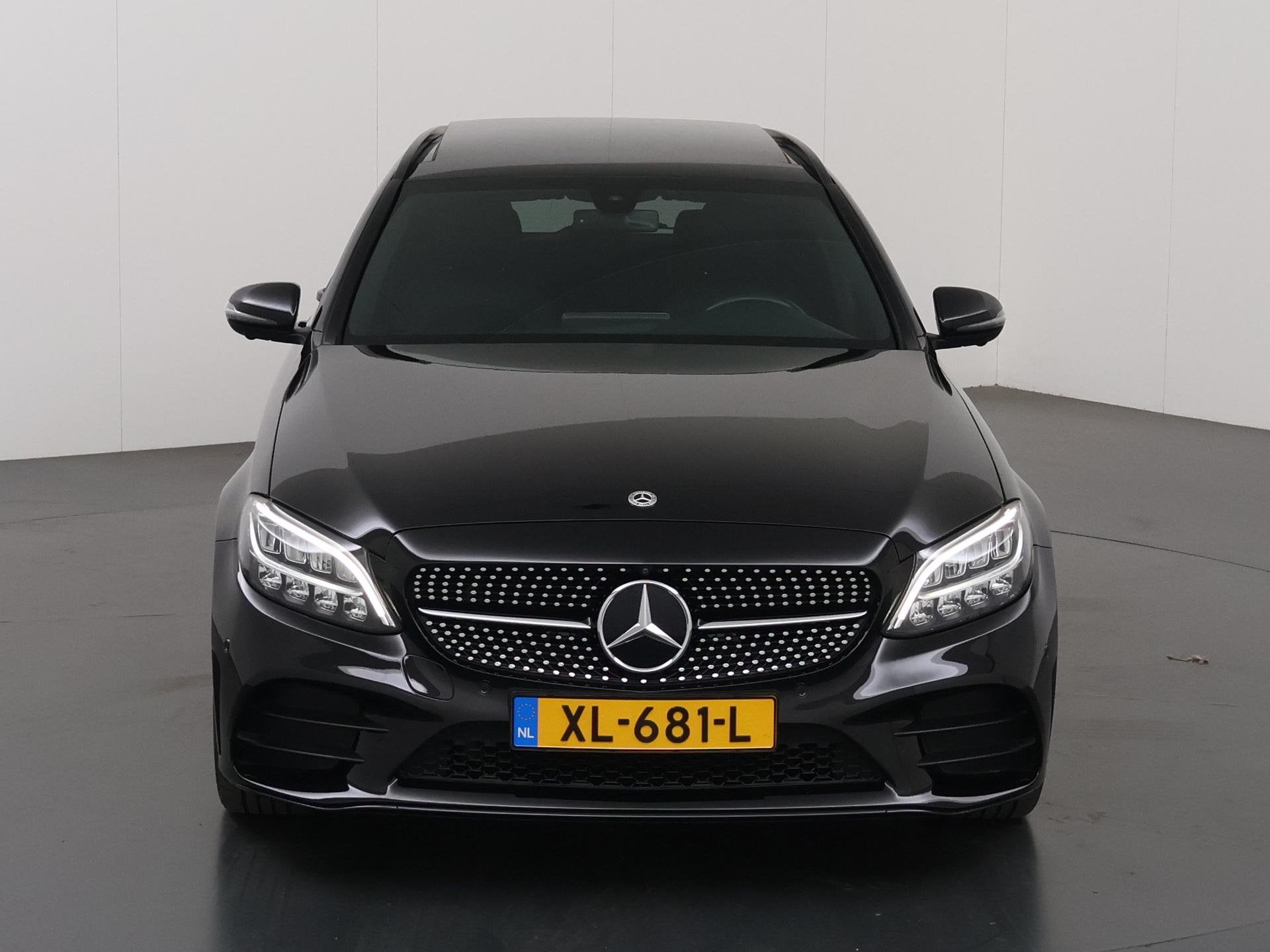 Mercedes-Benz C-klasse Estate 160 Business Solution | AMG |, Auto's, 129 pk, Leder en Stof, Zwart, C-Klasse