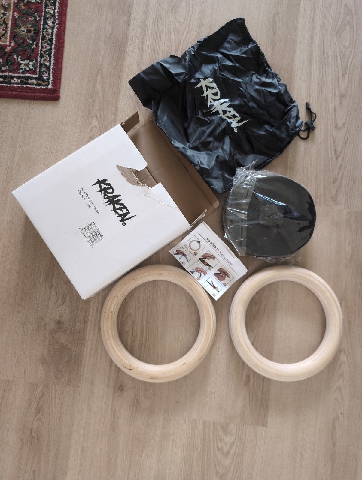 Kraken 32mm Gym Ringen (Turnen/Calisthenics) - Nieuwstaat, Verzenden, Nieuw, Armen, Overige typen