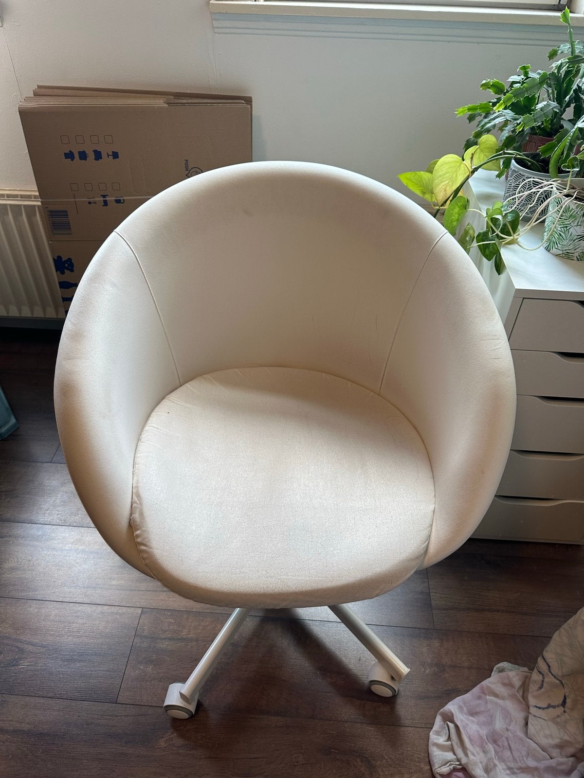 IKEA Witte Bureaustoel - Gratis Af te Halen, Ophalen, Gebruikt, Wit, Bureaustoel