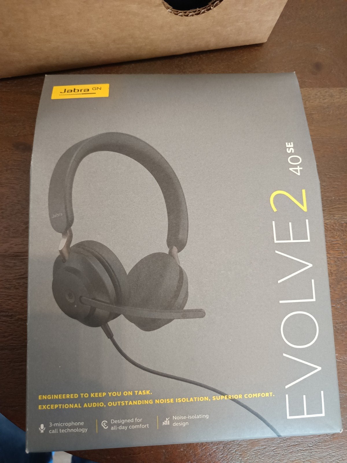 Nieuwe Jabra Evolve2 40 SE USB-C MS Stereo Headset, Ophalen of Verzenden