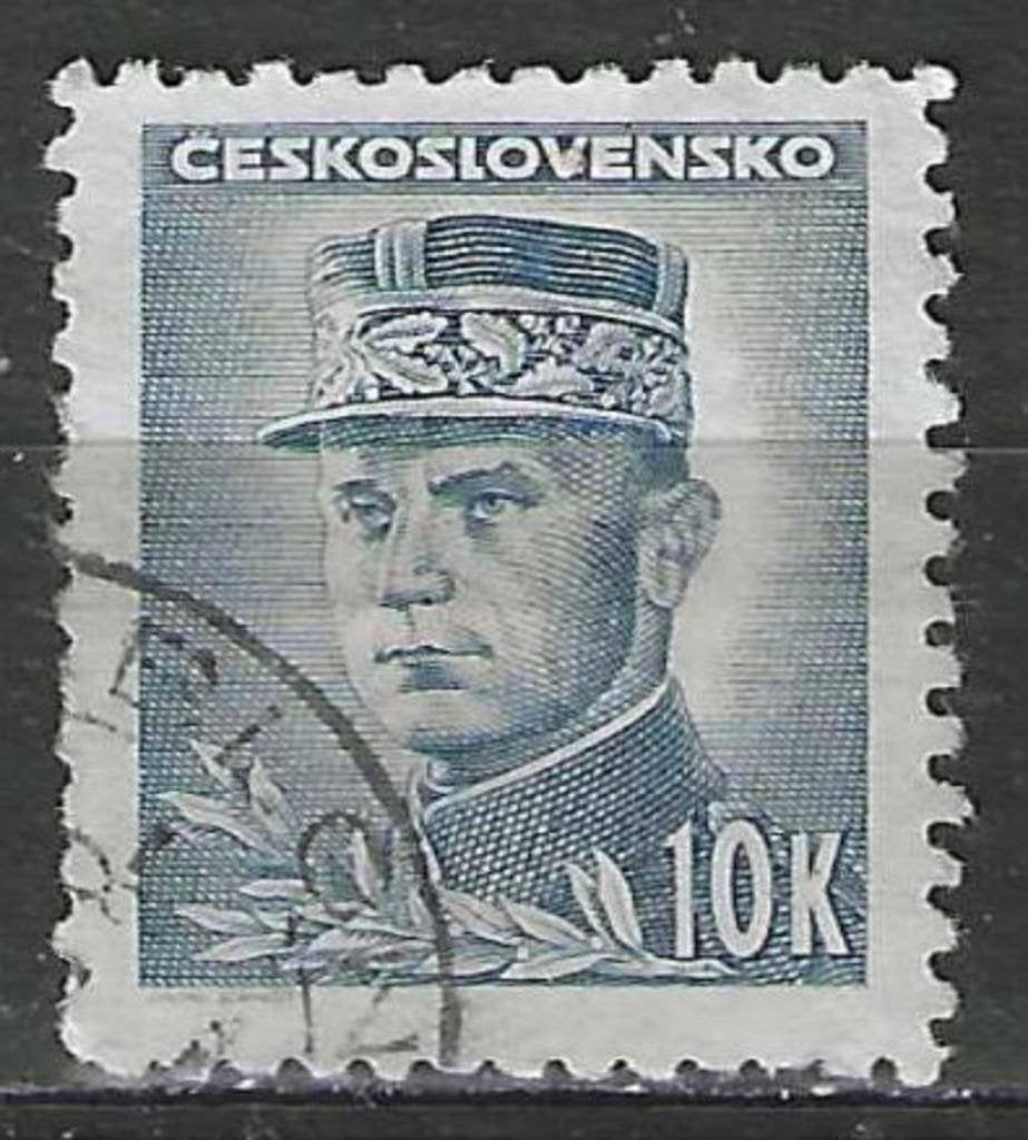 Tsjechoslowakije 1945/1947 - Yvert 415 - Milan Stefanik (ST), Postzegels en Munten, Postzegels | Europa | Overig, Verzenden, Overige landen