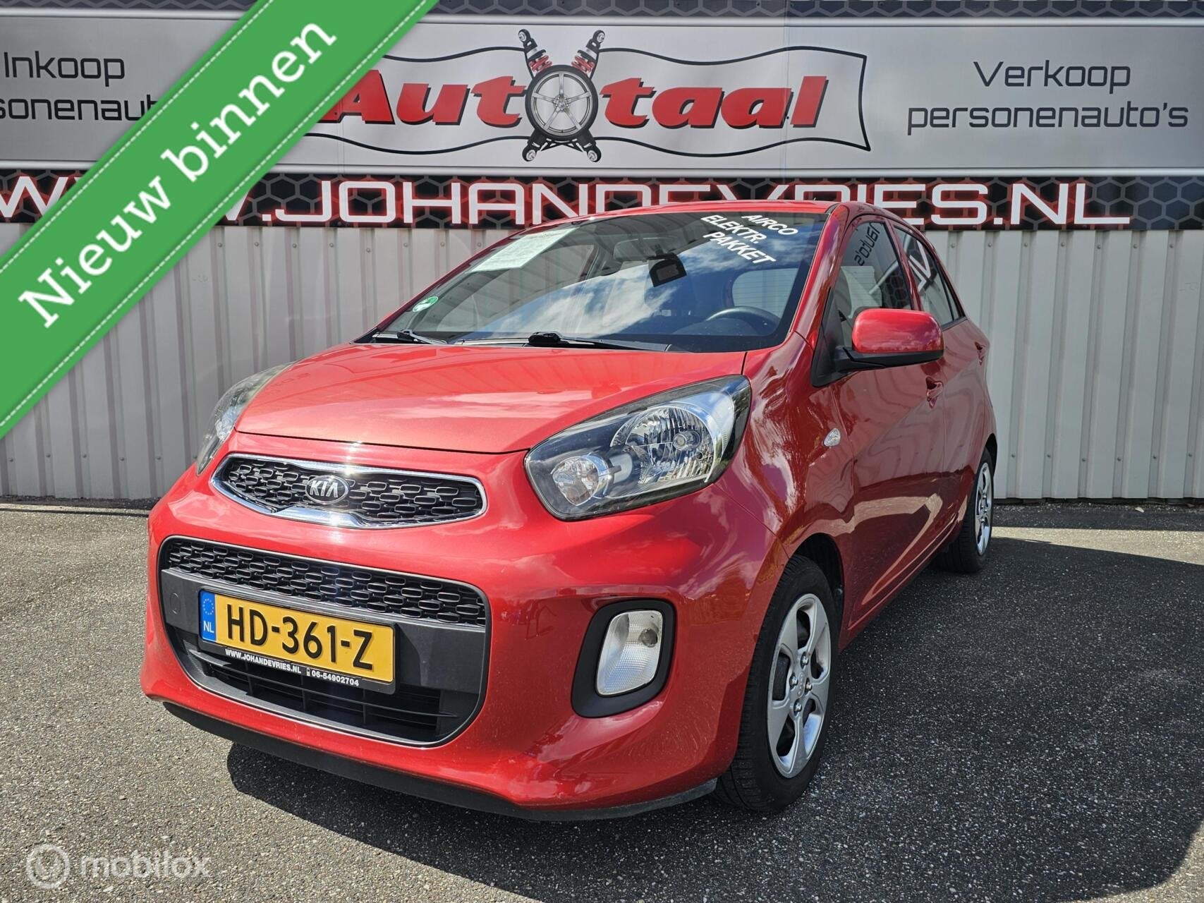 Kia Picanto 1.0 CVVT ComfortLine I Airco I Electr.-pakket I, Auto's, Euro 5, Gebruikt, Origineel Nederlands, Handgeschakeld