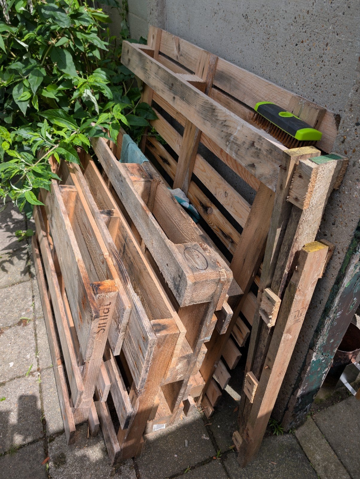 Pallets, Doe-het-zelf en Verbouw, Hout en Planken, Ophalen, Overige houtsoorten, Minder dan 200 cm, Pallet
