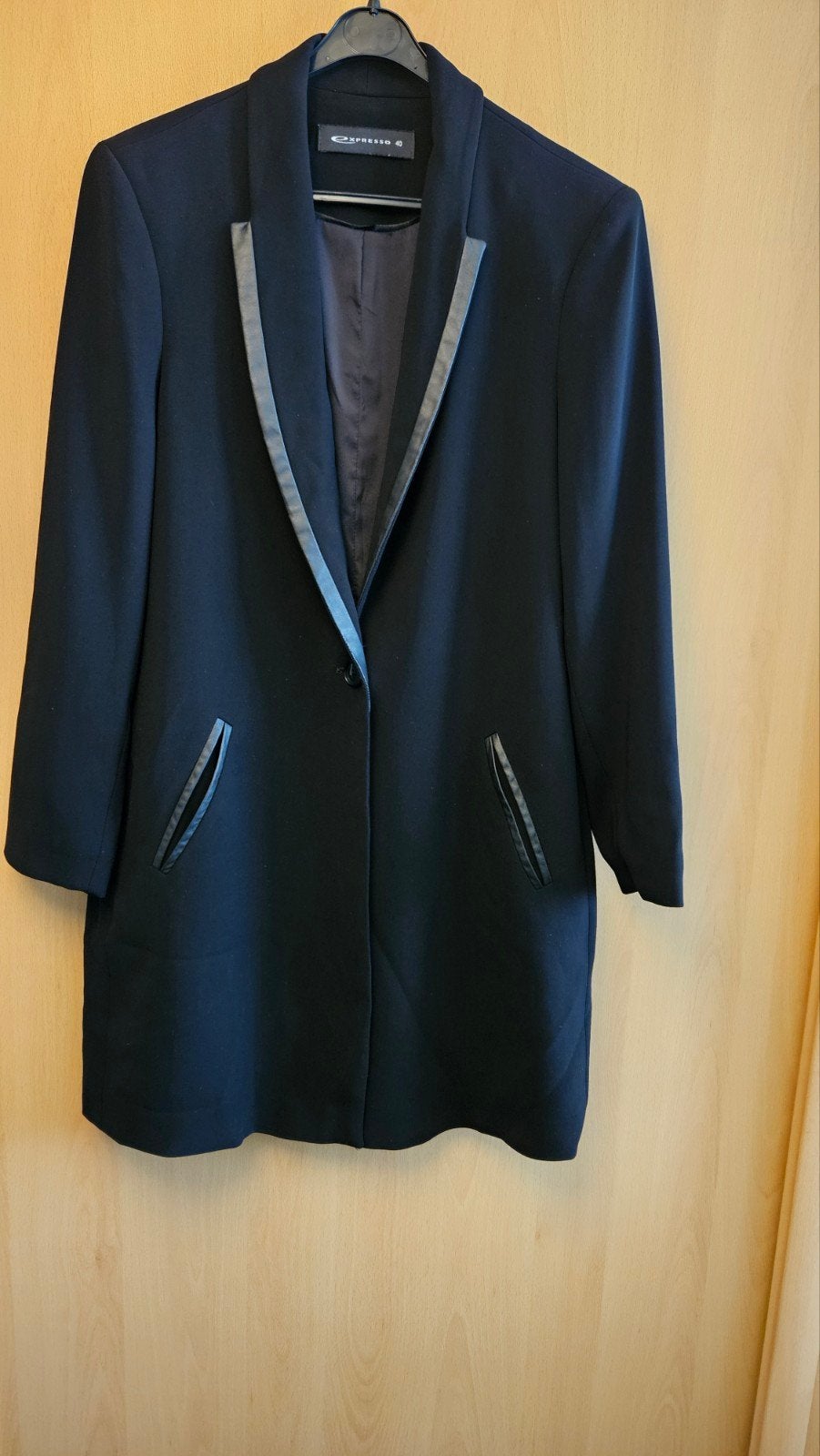 Expresso stijlvolle lange blazer / jasje, mt 40, NIEUWstaat!, Kleding | Dames, Maat 38/40 (M), Expresso, Zwart, Nieuw