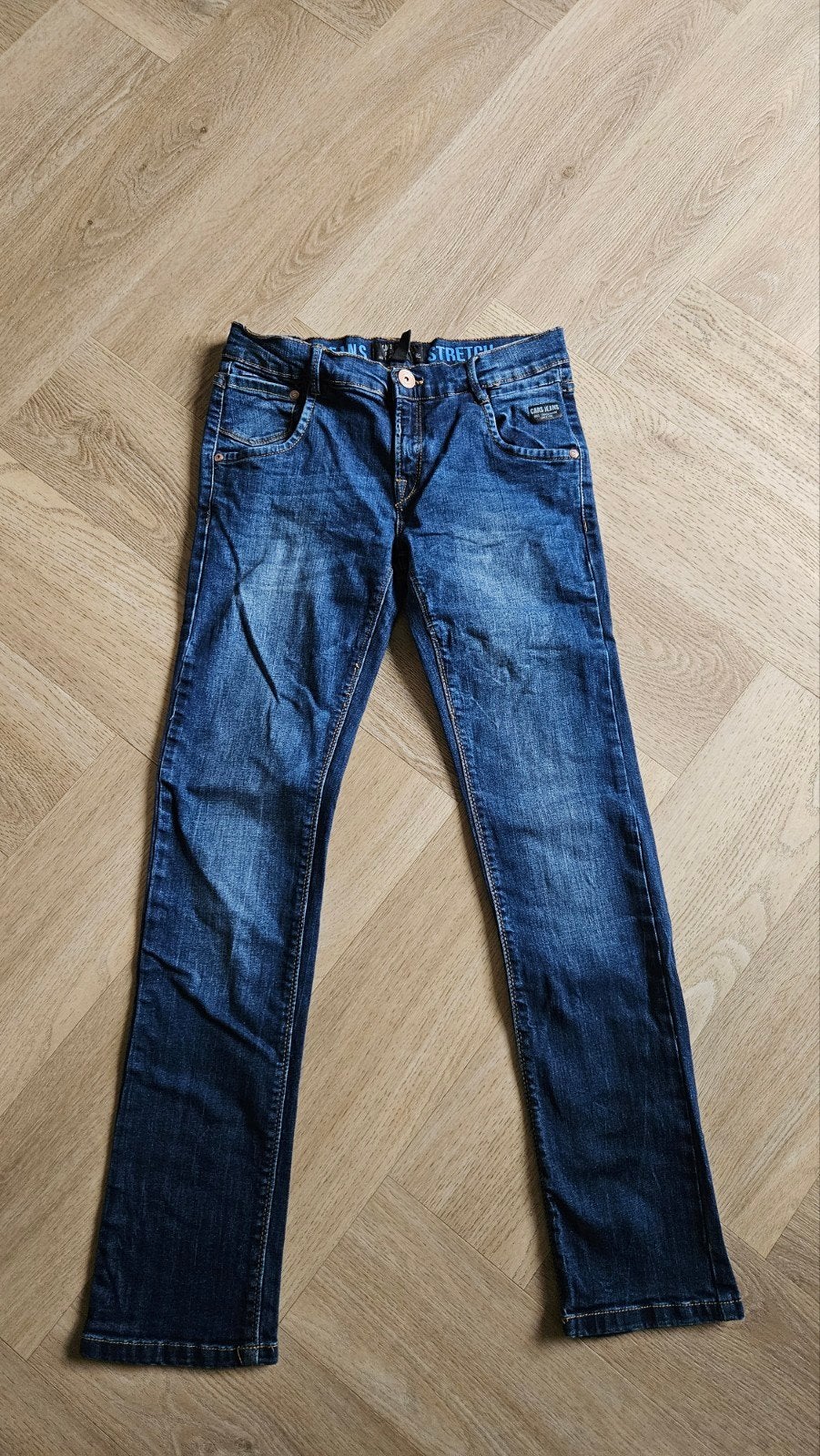 Zgan slimfit jeans van Cars maat 164, Kinderen en Baby's, Broek, Ophalen of Verzenden, Zo goed als nieuw, Cars