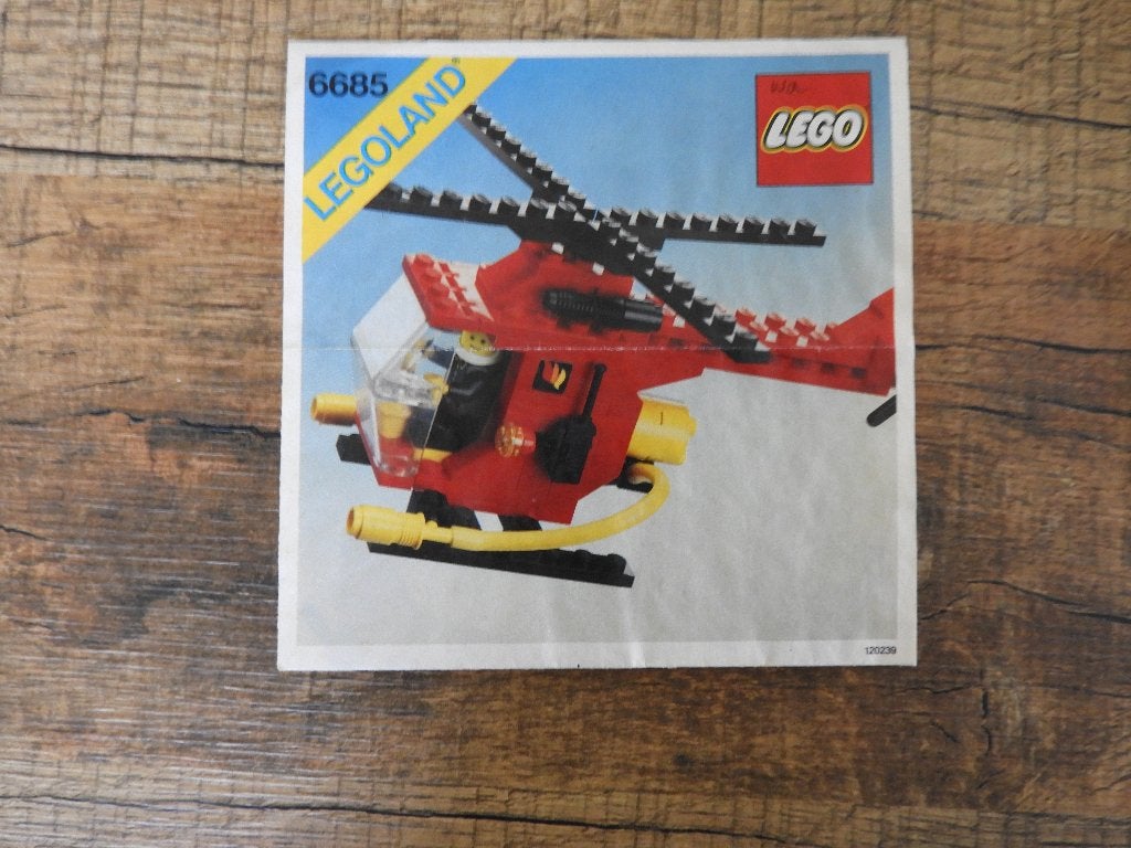 Lego 6685 Vintage Fire Copter 1, Kinderen en Baby's, Speelgoed | Duplo en Lego, Compleet, Gebruikt, Lego, Ophalen of Verzenden