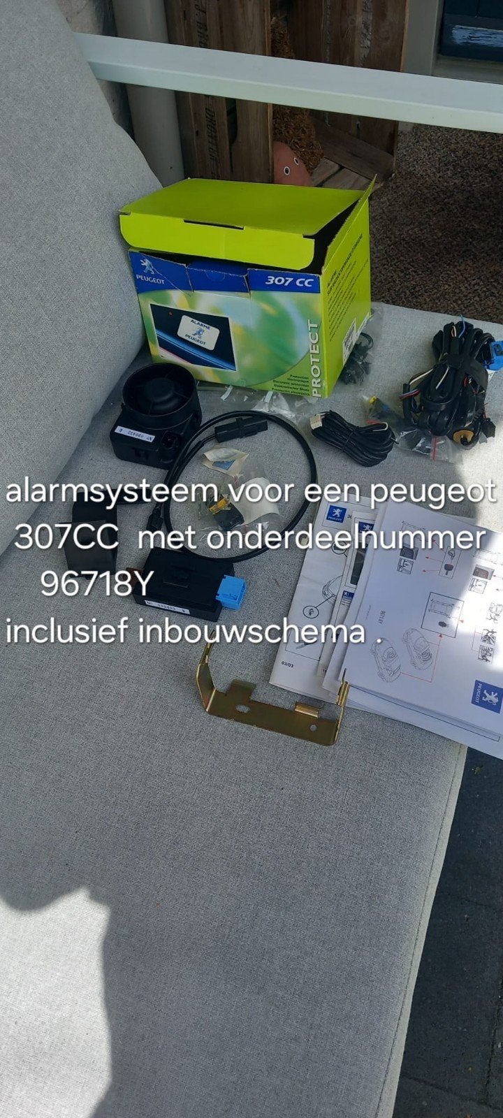 Alarmsysteem Peugeot 307CC - Onderdeelnummer 96718Y, Ophalen of Verzenden, Nieuw, Peugeot