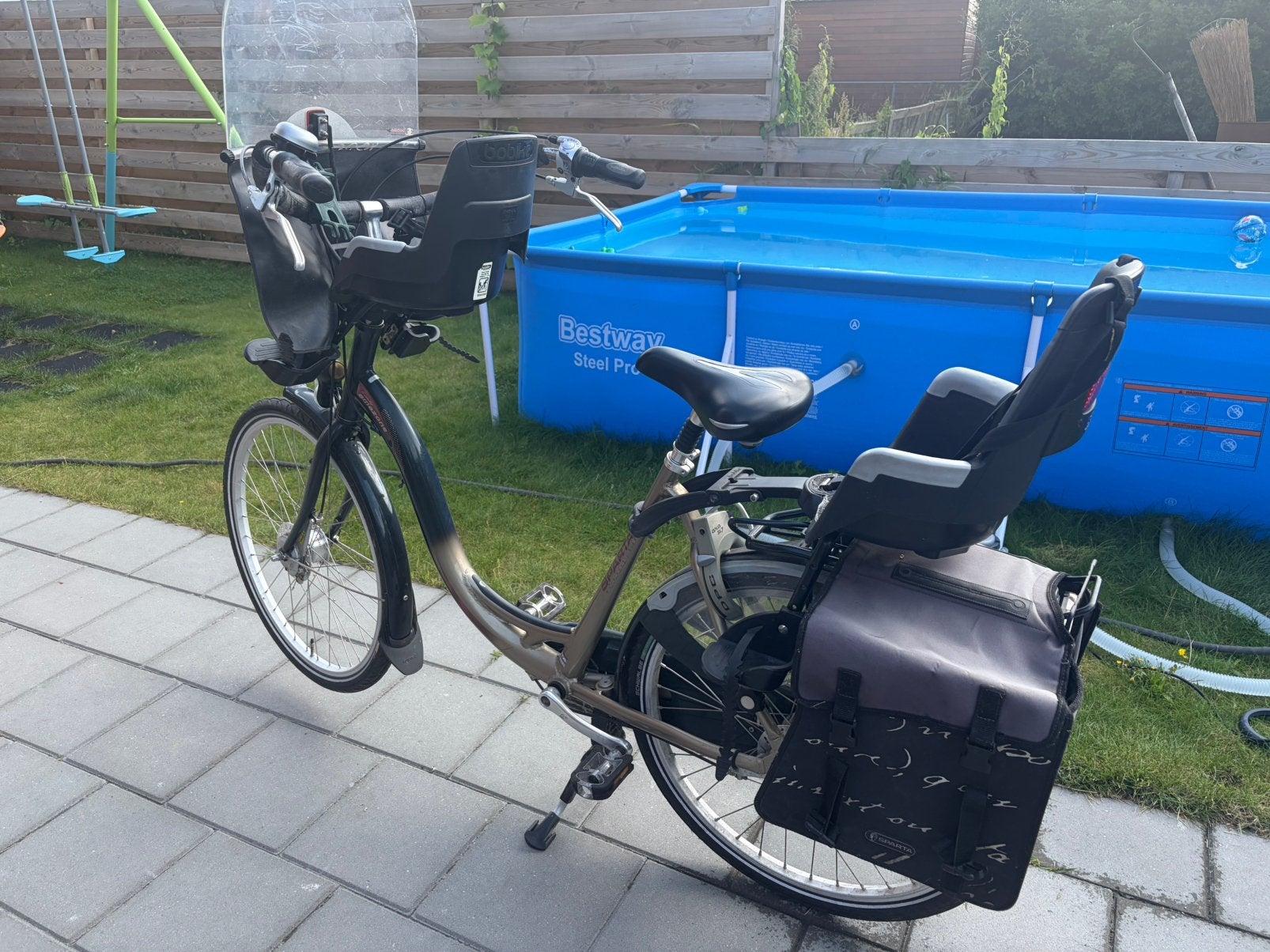 Nette moederfiets, Ophalen, 2 zitjes, Sparta, Versnellingen