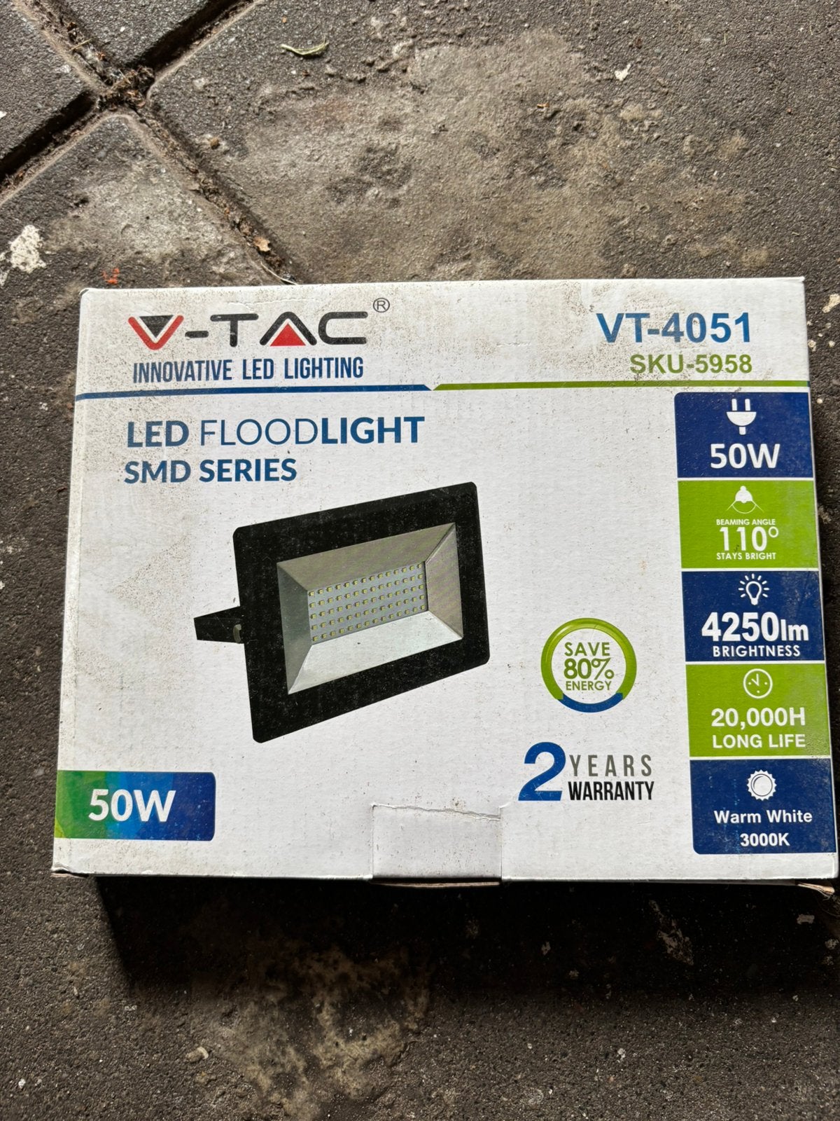 50w led lamp demo, Ophalen of Verzenden, Zo goed als nieuw, Minder dan 50 watt, Lamp