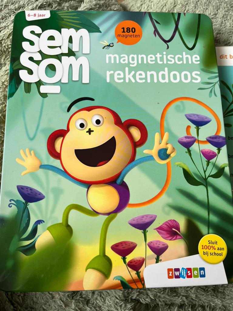 Sem Som Magnetische Rekendoos 6-8 jaar, Kinderen en Baby's, Speelgoed | Educatief en Creatief, Zo goed als nieuw, Rekenen, Ophalen of Verzenden