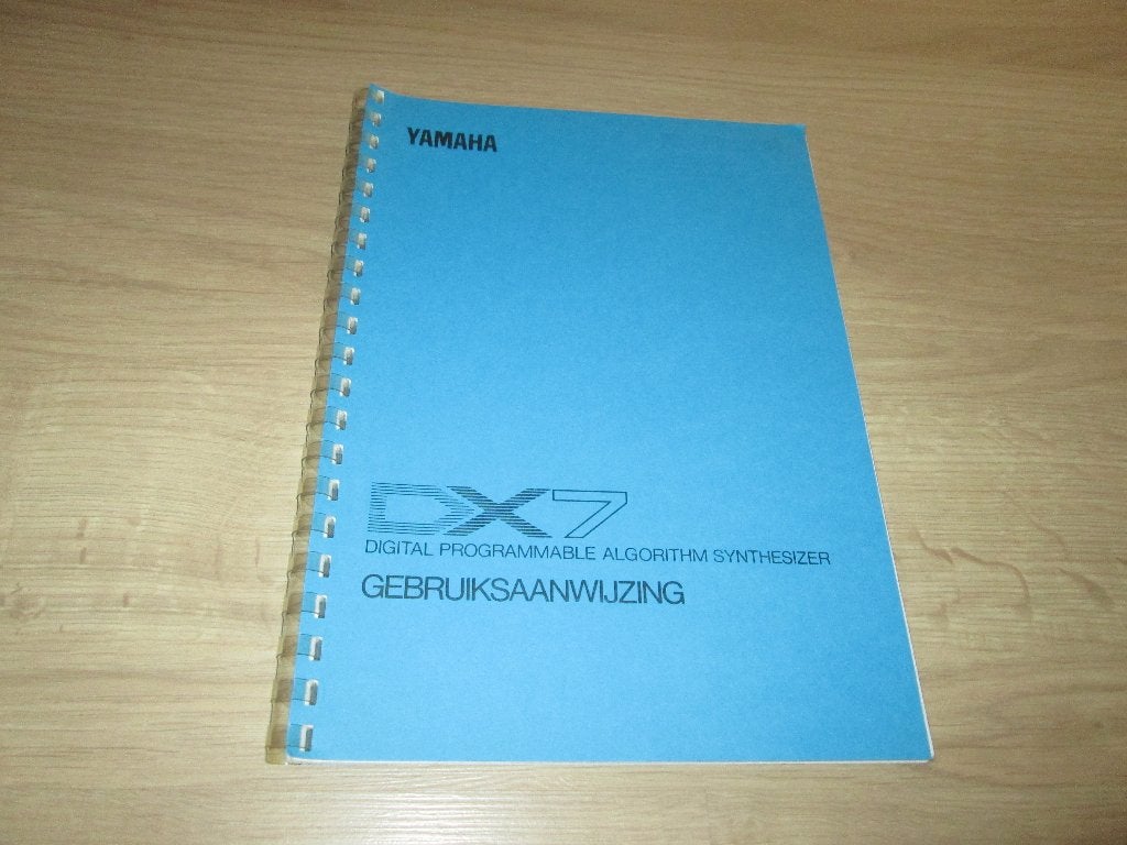 Yamaha DX-7 Synthesizer Gebruikershandleiding - Origineel, Muziek en Instrumenten, Ophalen of Verzenden, Gebruikt, 61 toetsen