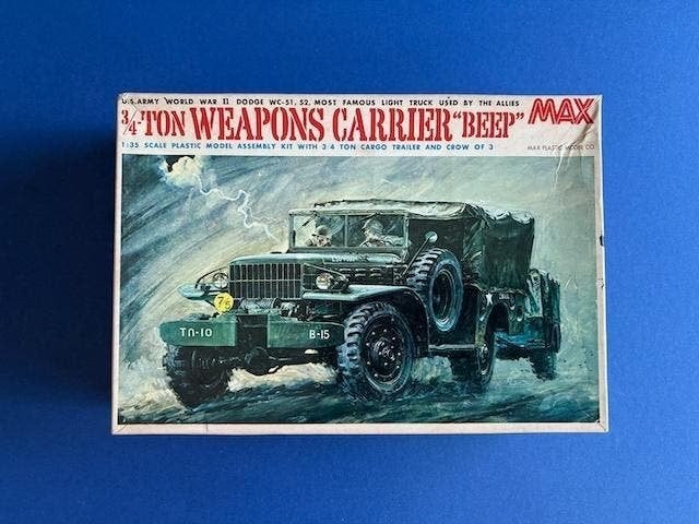 MAX	3503	Dodge WC-51 Weapons Carrier "BEEP"	1/35	VINTAGE, Overige merken, Auto, Verzenden, 1:32 tot 1:50