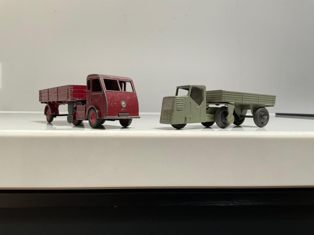 Dinky Toys, Hindle Smart Helecs & Lorry 1952, Hobby en Vrije tijd, Modelauto's | 1:43, Ophalen of Verzenden, Zo goed als nieuw