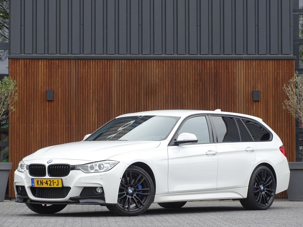 BMW 3 Serie Touring 335i xDr. TwinTurbo 306PK / High Exec /, Euro 5, Wit, Leder, 93 €/maand