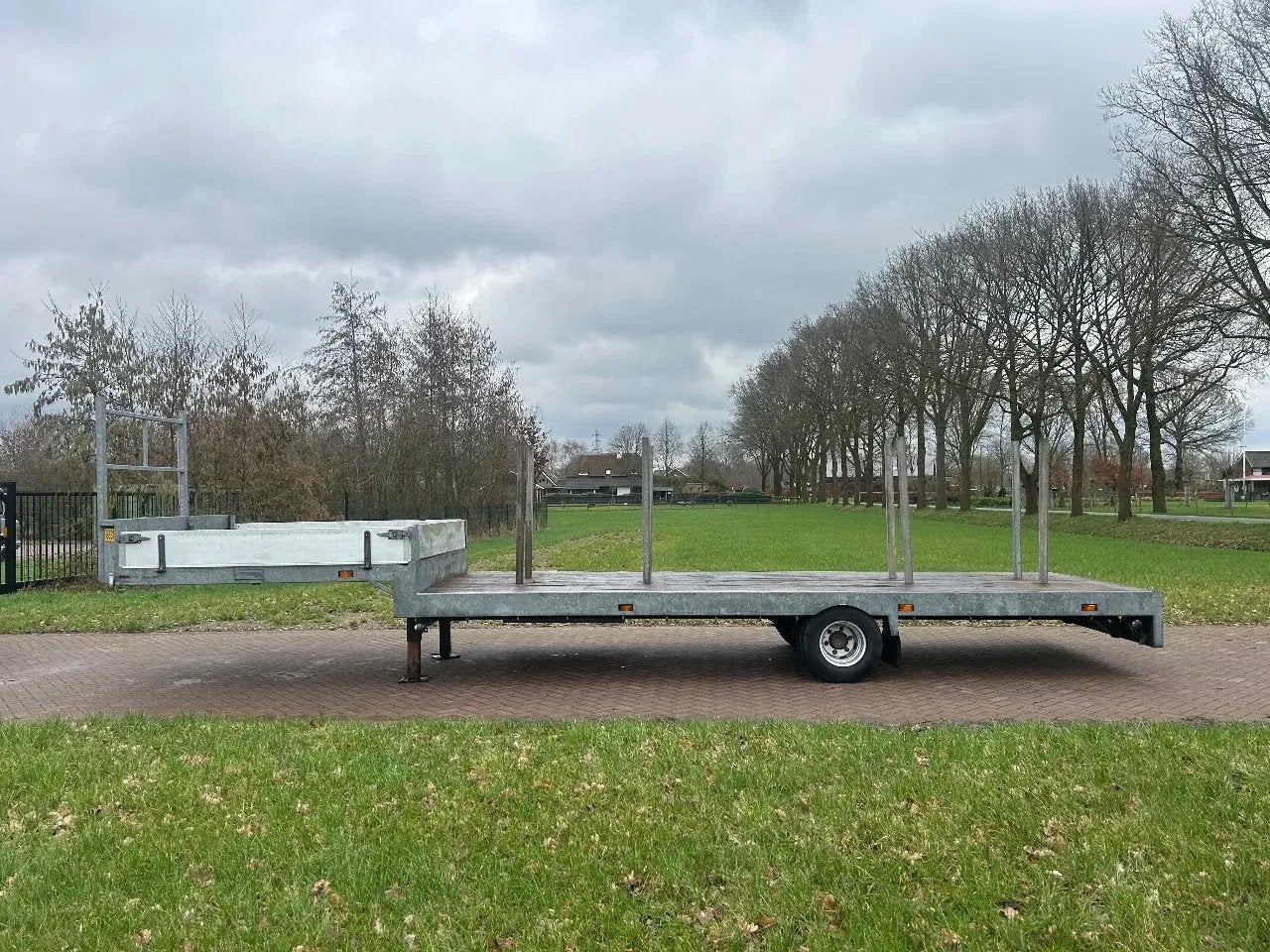 VELDHUIZEN BE OPLEGGER SEMI DIEPLADER 5.2 TON (bj 2006), Auto's, Overige brandstoffen, Origineel Nederlands, Bedrijf, Aanhangers en Opleggers
