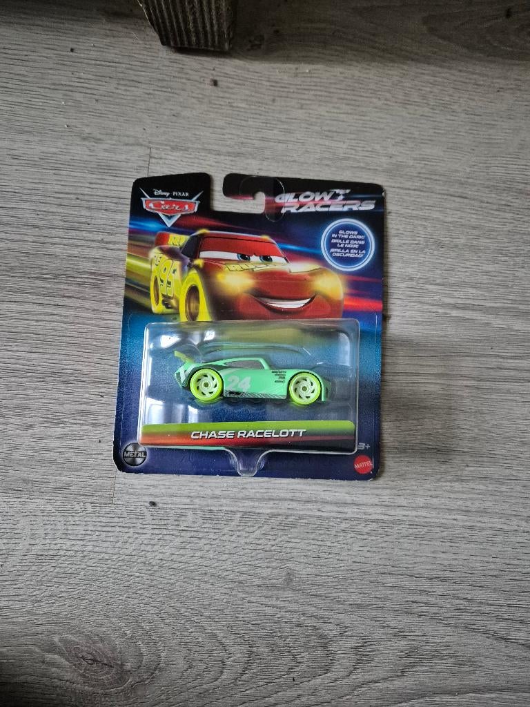 Disney Pixar Cars Glow Racers chase racelott .., Ophalen of Verzenden, Nieuw, Auto