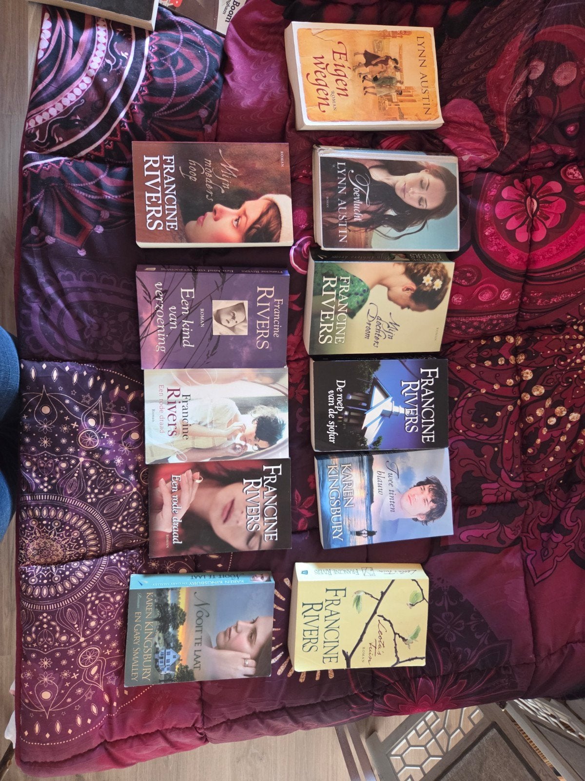 Boekenpakket Francine Rivers & Lynn Austin - 10 romans, Ophalen of Verzenden, Gelezen, Francine Rivers, Lynn Austin, Karen Kingsbury, Gary Smalley