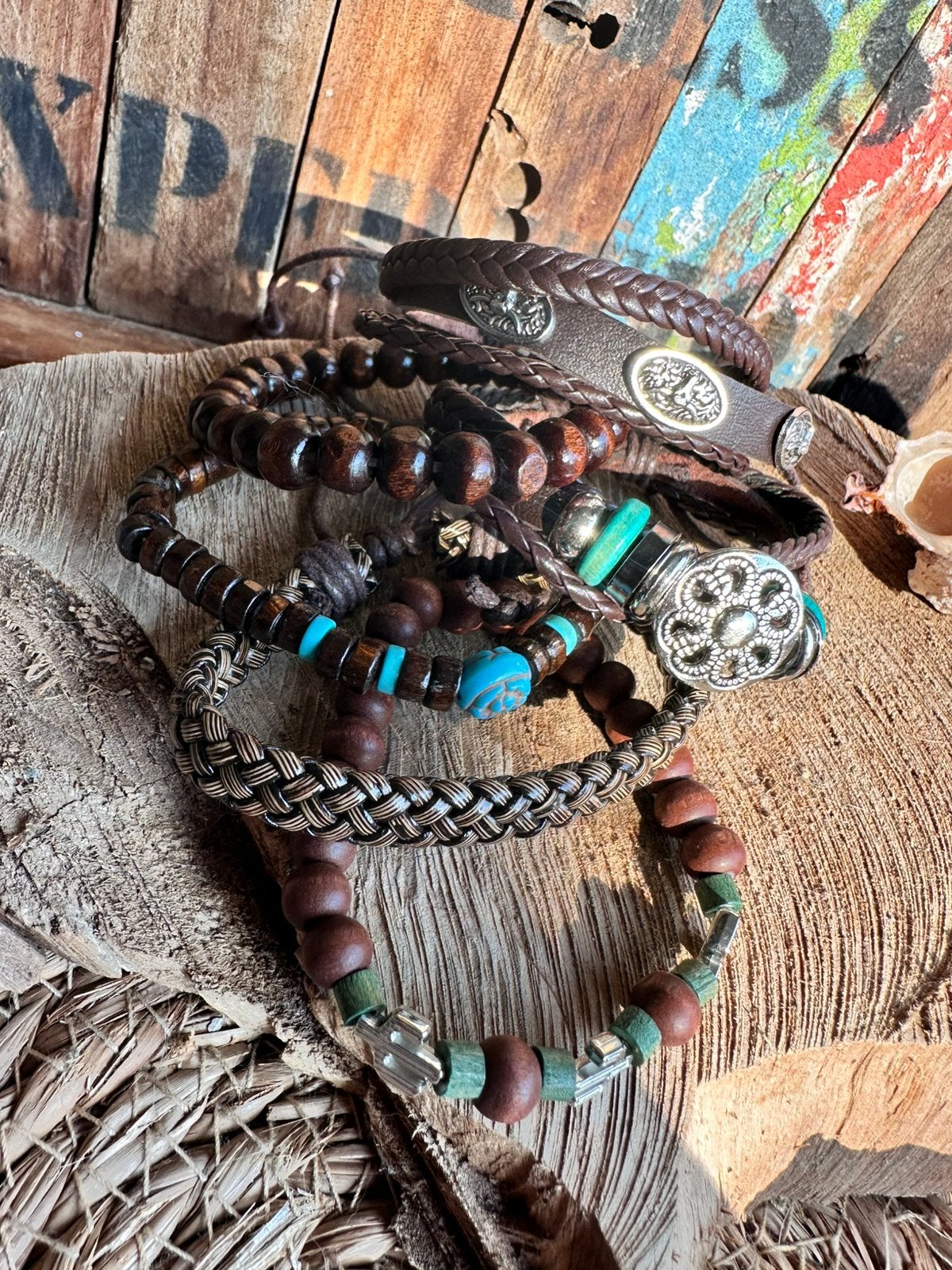 Boho armbanden / herenarmbanden / surflife / beachwear, Sieraden, Tassen en Uiterlijk, Armbanden, Ophalen of Verzenden, Nieuw