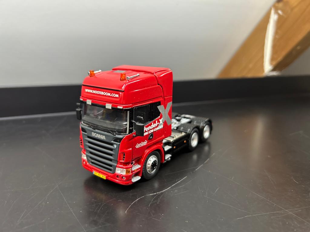 NZG Scania R500 6x4 Nooteboom, Ophalen of Verzenden, Zo goed als nieuw, Bus of Vrachtwagen, NZG