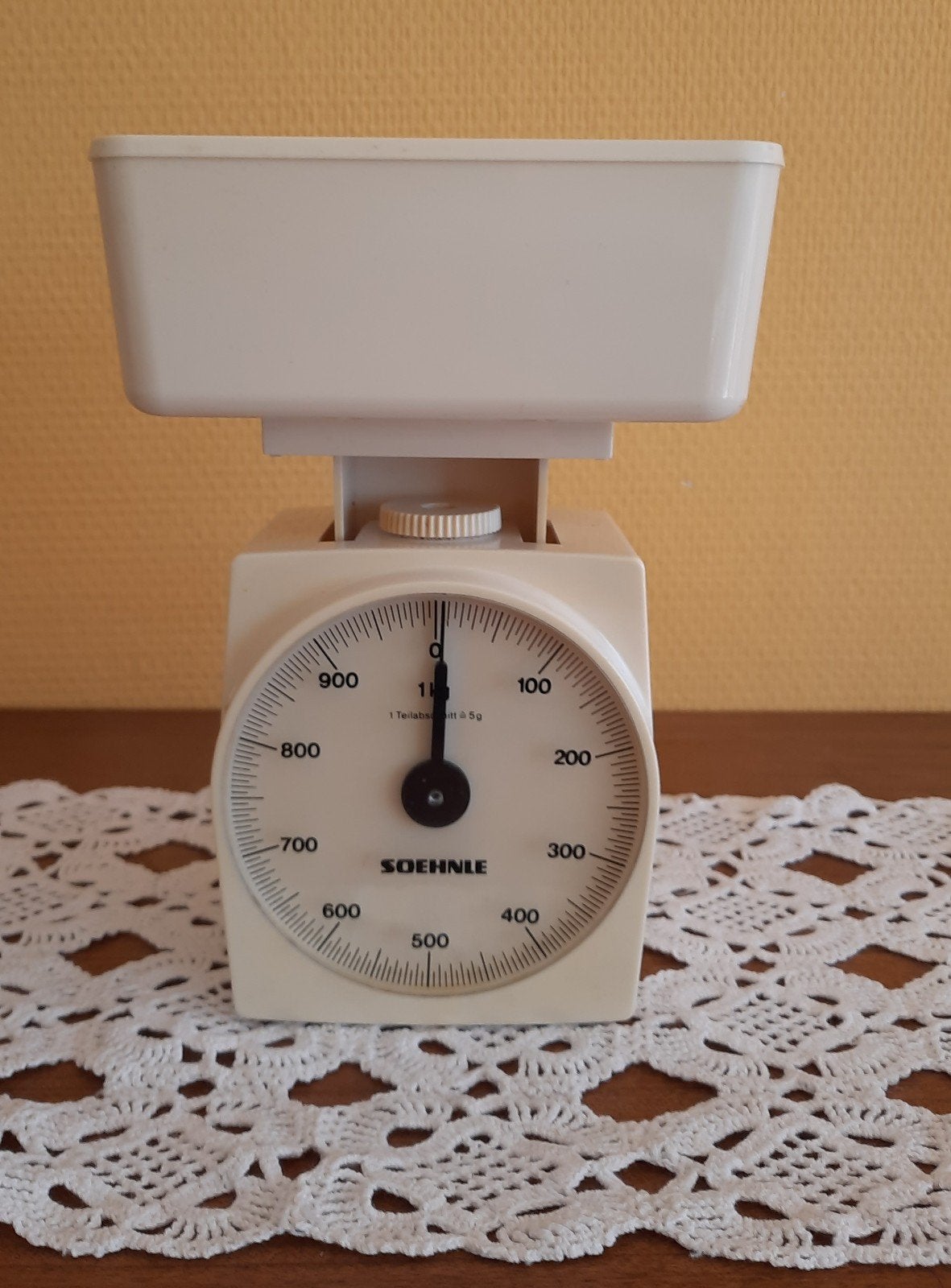 Leuk vintage look keuken weegschaal, Ophalen, 500 gram of grover, Keukenweegschaal, Minder dan 10 kg