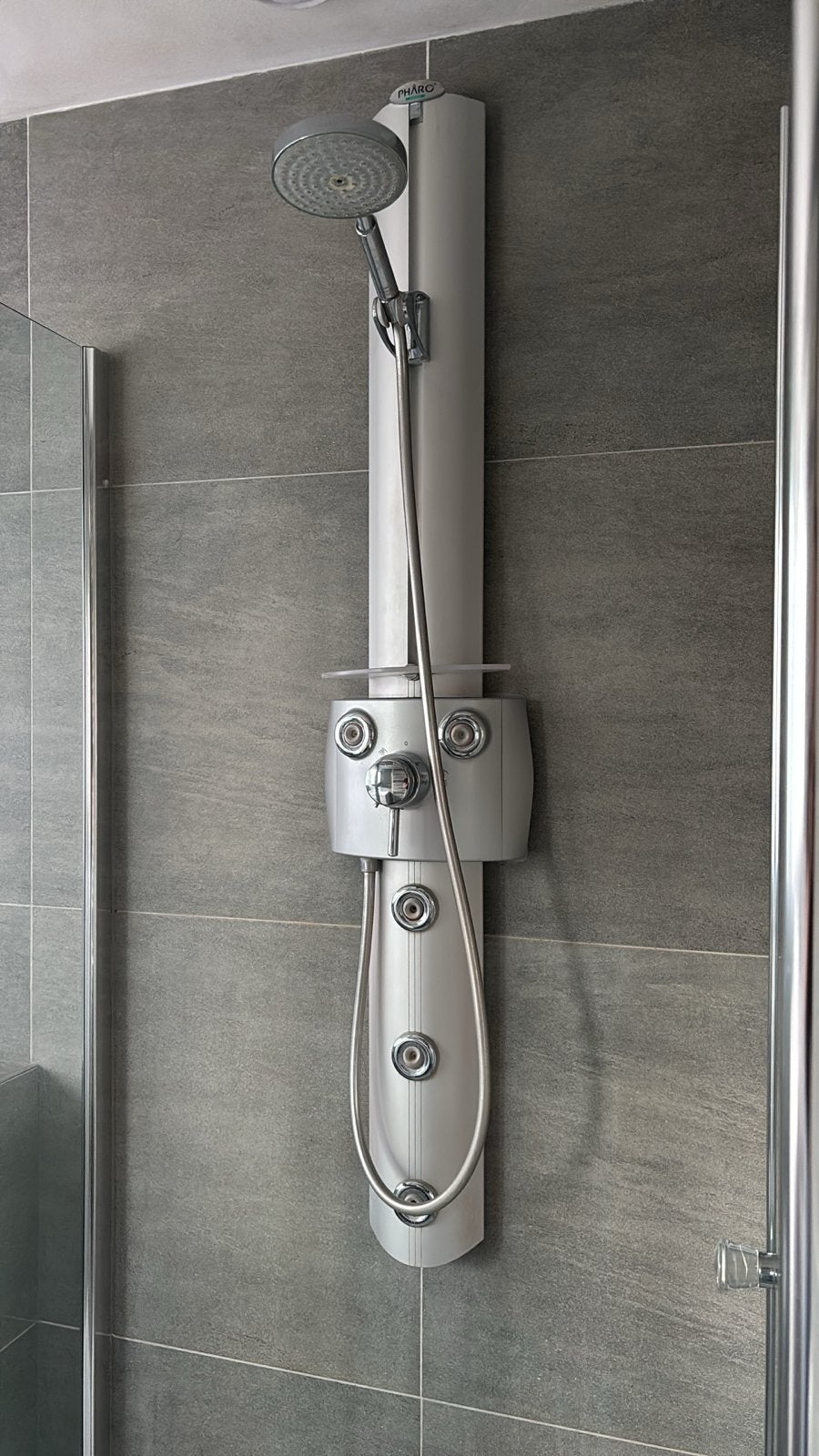 Pharo Douchepaneel - optioneel met douchecabine, Ophalen, Gebruikt, Rvs, Douche