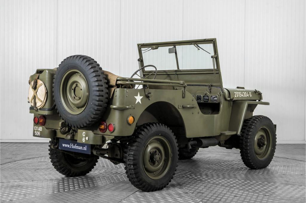 Willys Jeep MB oorlogsjeep WW2 1943 (bj 1943), Gebruikt, Overige modellen, Bedrijf, Handgeschakeld