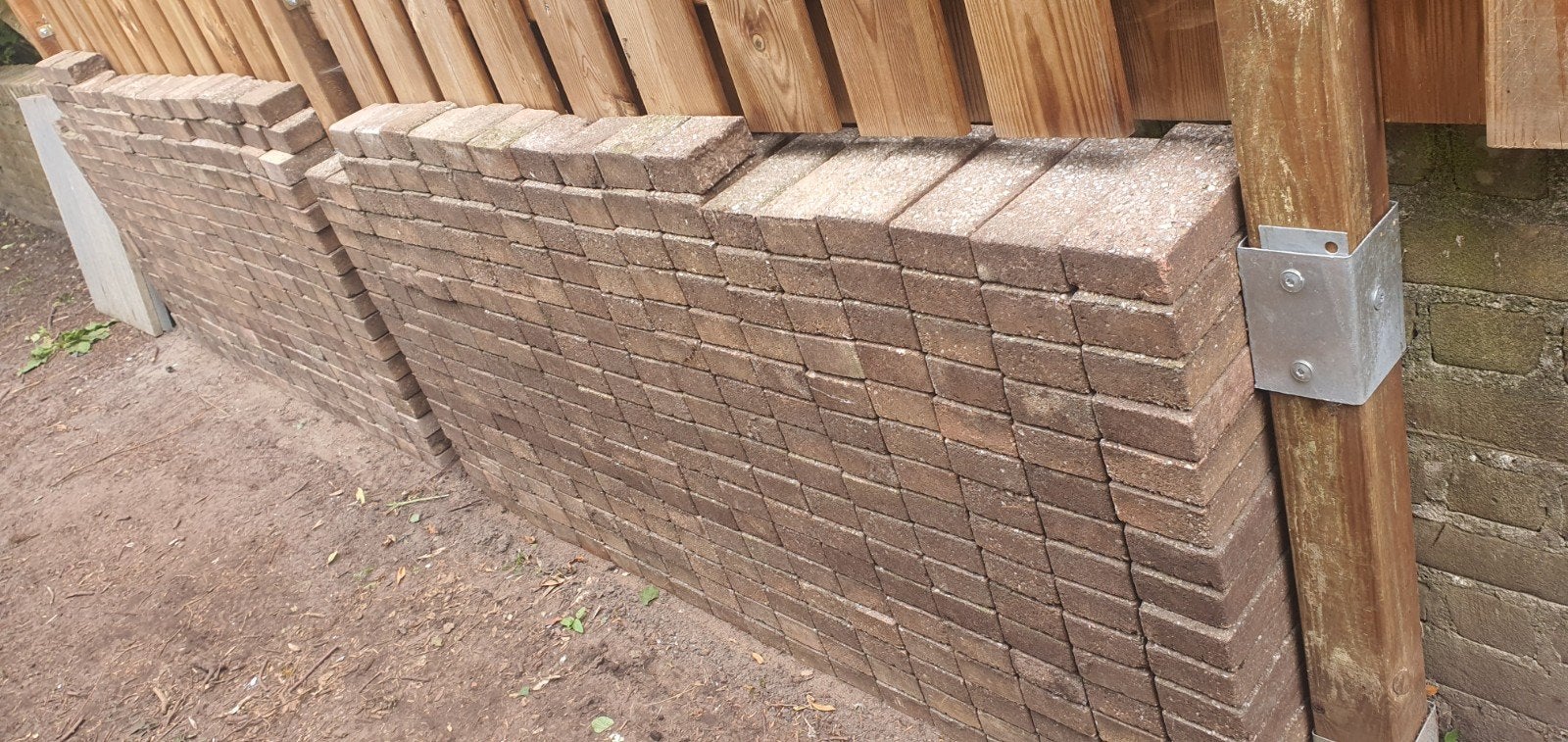 Gratis klinkers 545 stuks, Ophalen, Beton, Klinkers