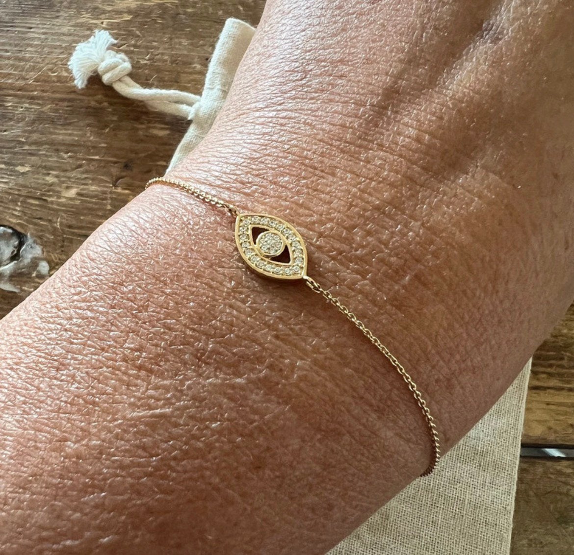 Zilveren 925 goud vergulde armband 19cm, Sieraden, Tassen en Uiterlijk, Enkelbandjes en Enkelkettinkjes, Verzenden, Zo goed als nieuw