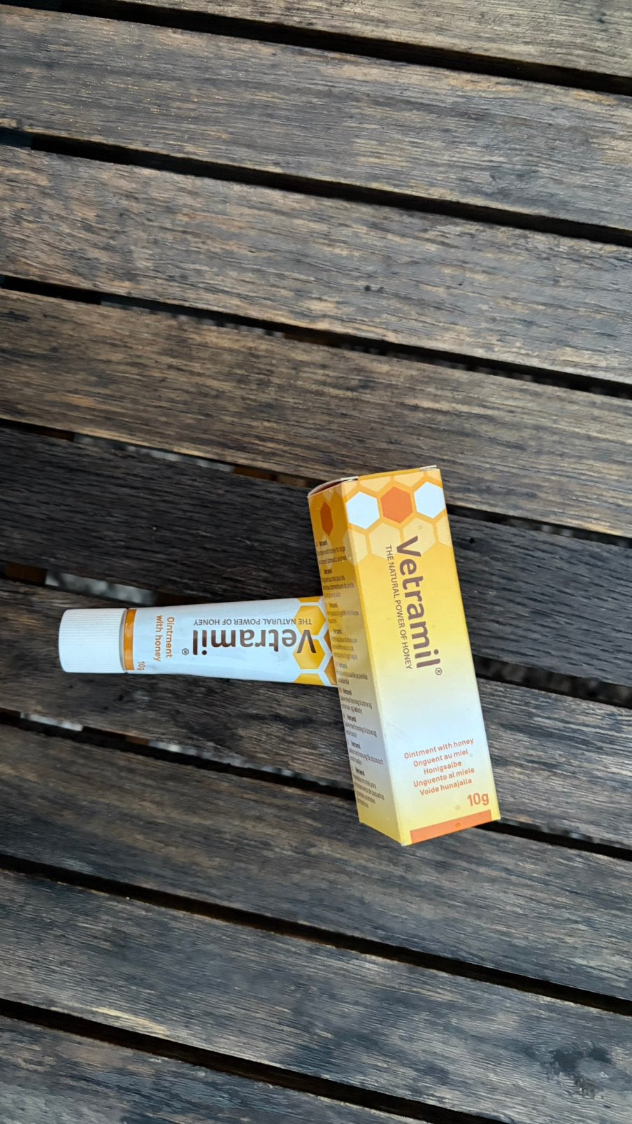 Vetramil honingzalf-huidverzorging 10 gram, Ophalen of Verzenden, Nieuw