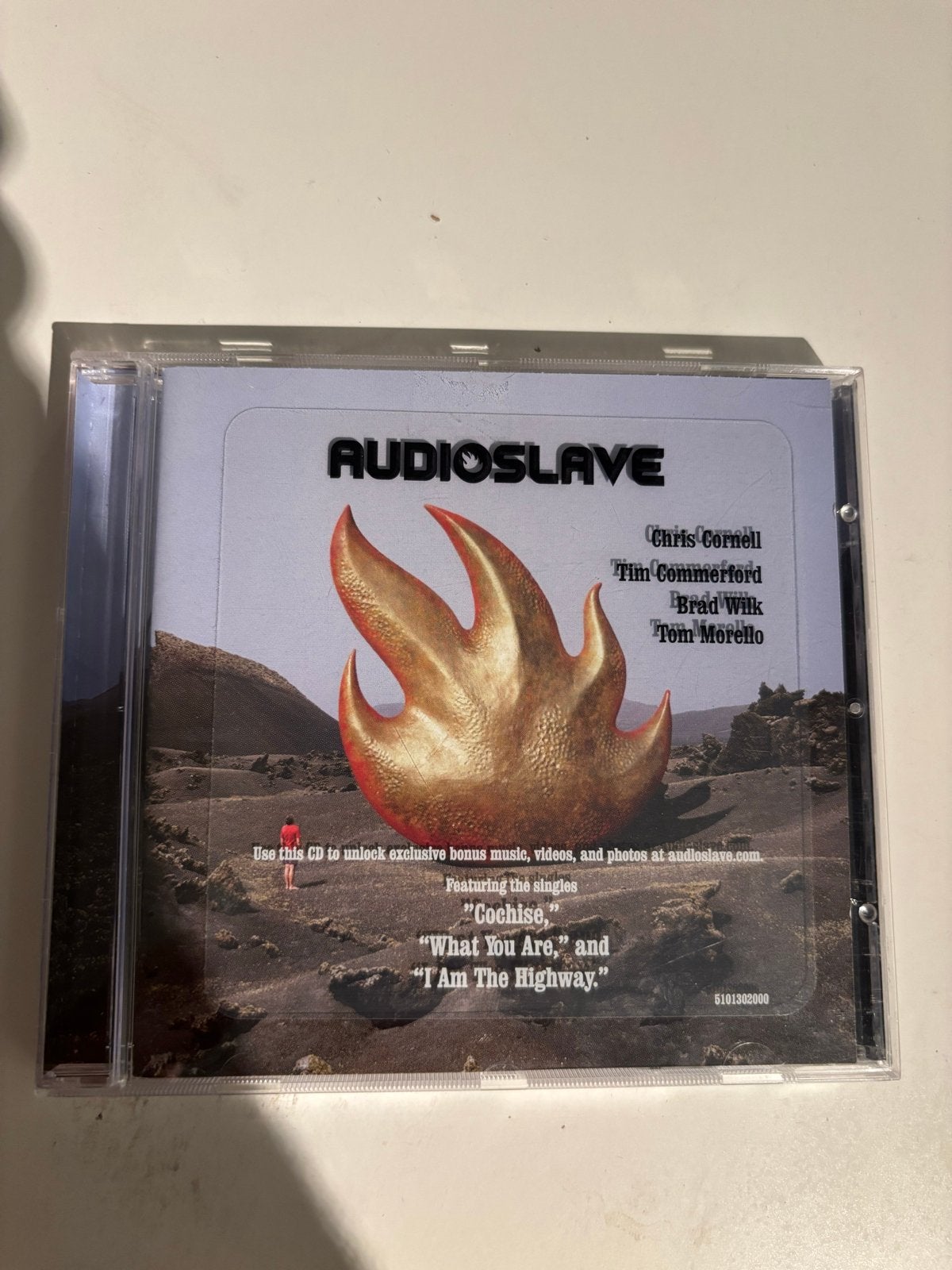 Audioslave - Audioslave CD (Rock, 2002), Cd's en Dvd's, Hard Rock, Ophalen of Verzenden, Zo goed als nieuw, Inclusief boekje