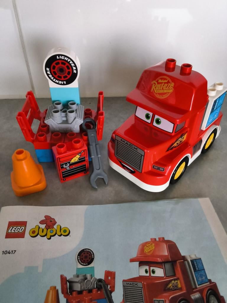 Duplo Mac bij de race 10417, Ophalen of Verzenden, Zo goed als nieuw, Duplo