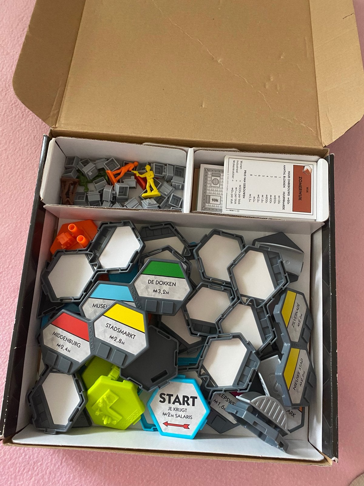 Monopoly U-Build Bordspel - 75 Jaar Editie, Hobby en Vrije tijd, Gezelschapsspellen | Bordspellen, Drie of vier spelers, Ophalen of Verzenden