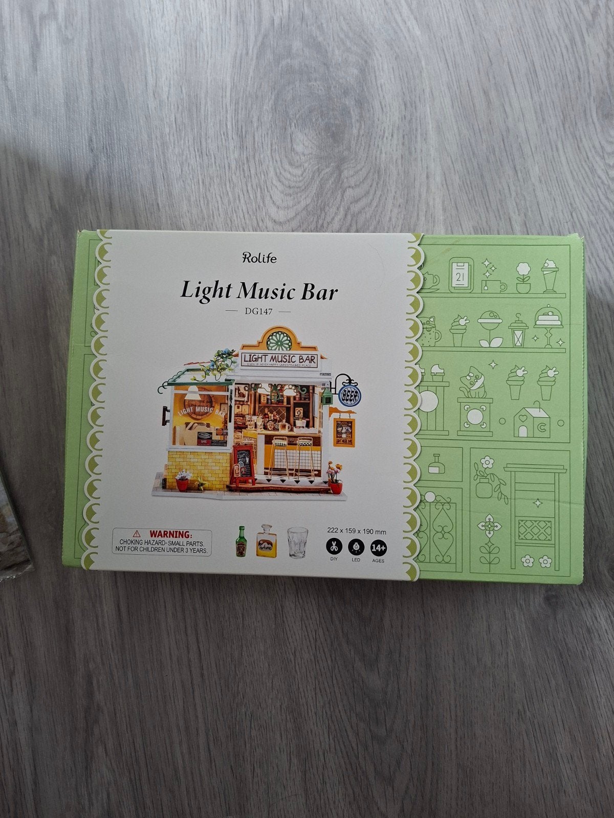 Rolife Light Music Bar DG147 DIY Miniatuur Huisje, Ophalen of Verzenden