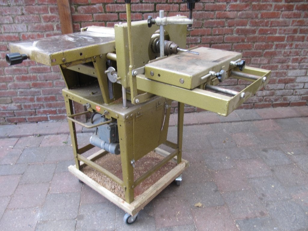 SCHEPPACH HM 1 houtcombi 220 V, Doe-het-zelf en Verbouw, Ophalen, Gebruikt