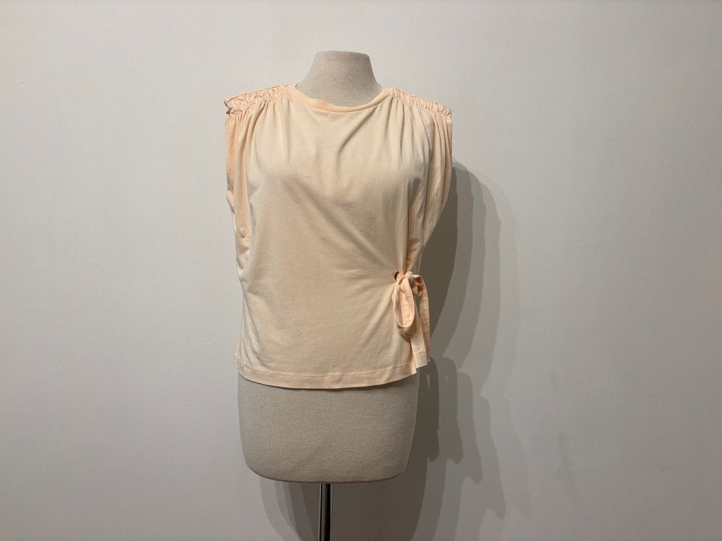 Gustav 'Josia' tie top met strikdetail – Maat S, Gustav, Beige, Gustav, Nieuw