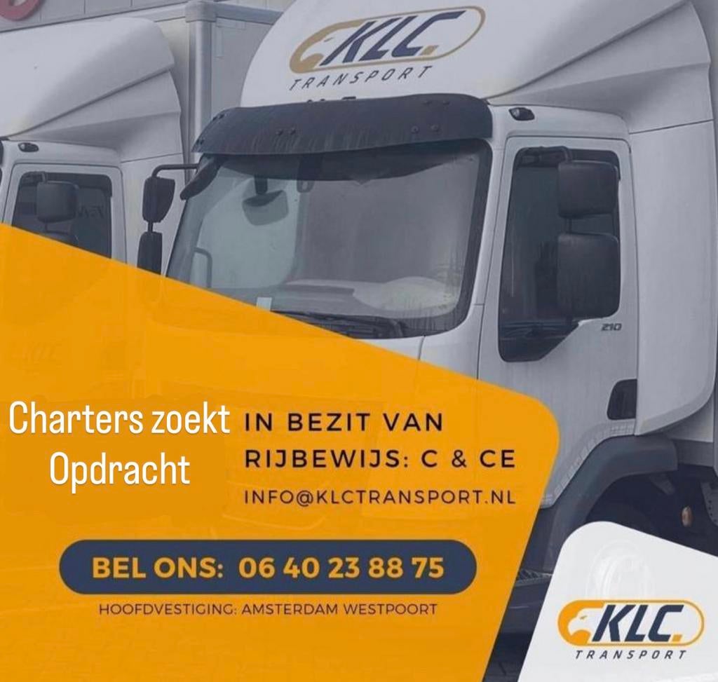 Spoed vrachtwagenchauffeurs op zoek CE&C rijbewijs, 33 - 40 uur, Overige niveaus, Overige vormen