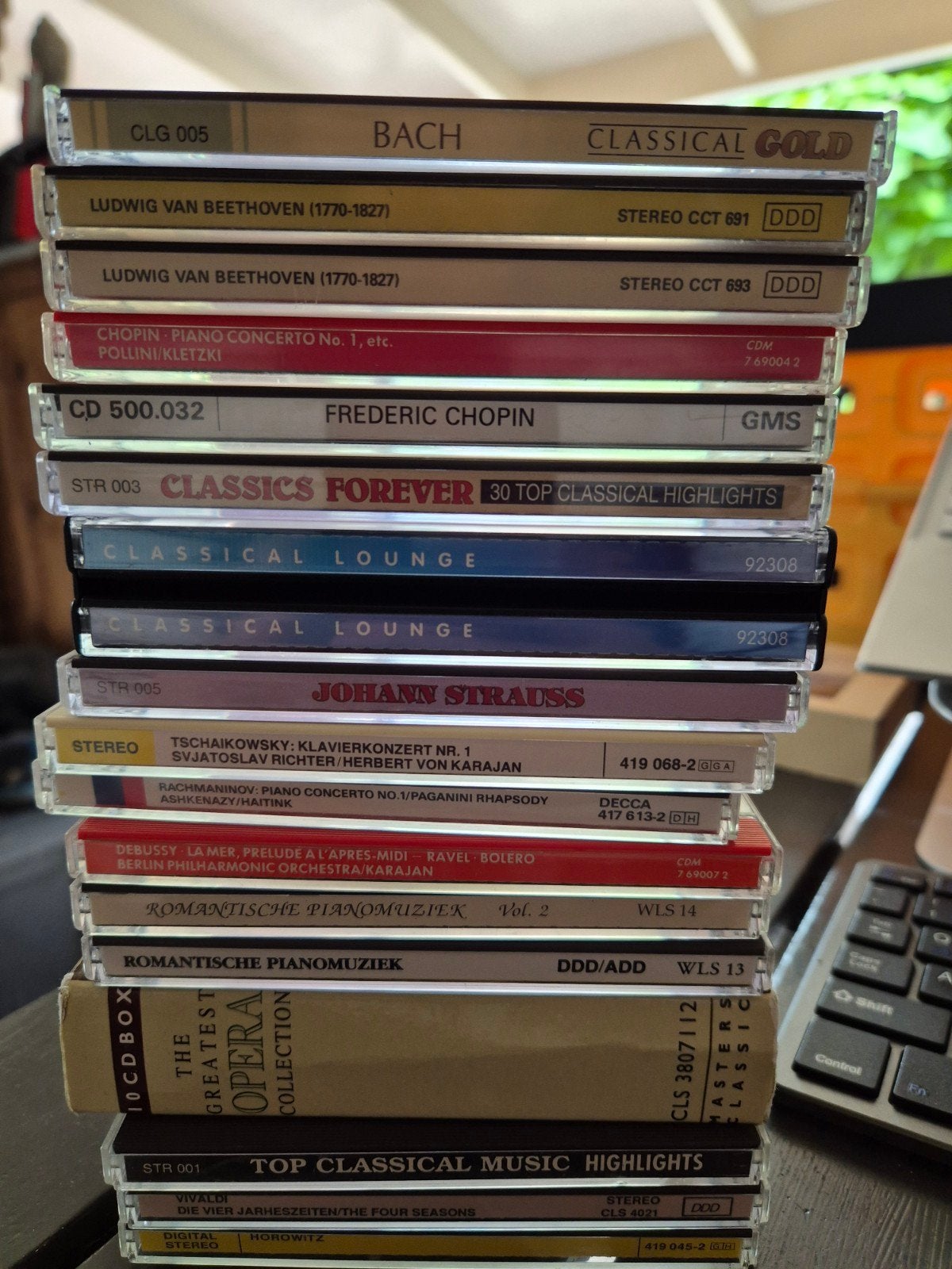 Collectie van 17 originele klassieke muziek cd's, Gebruikt, Overige componisten, Overige typen, Ophalen of Verzenden