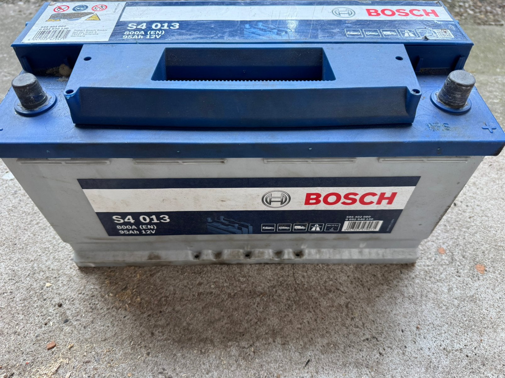 Bosch accu 12v 95ah s4, Ophalen