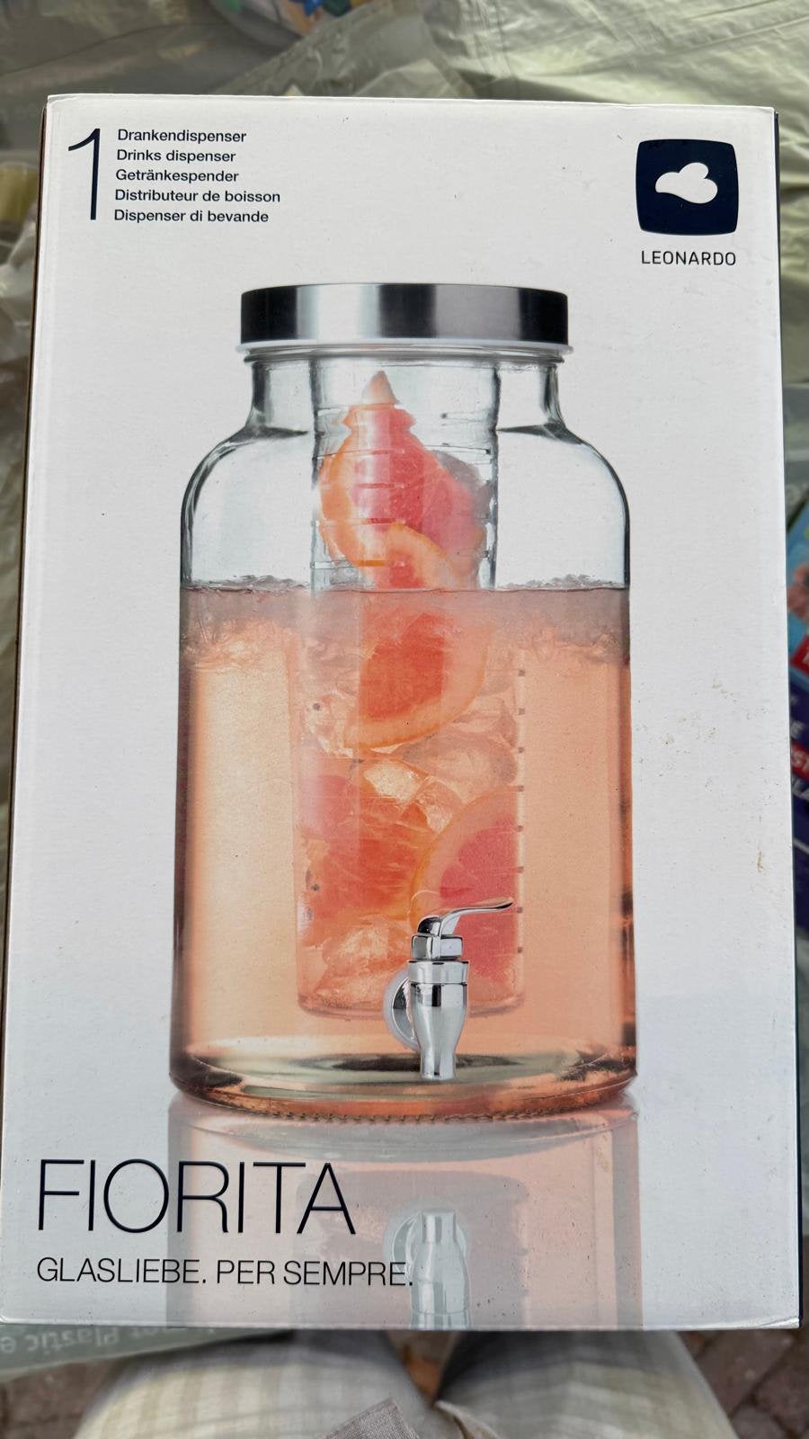 Drank dispenser met tap, Ophalen of Verzenden, Nieuw