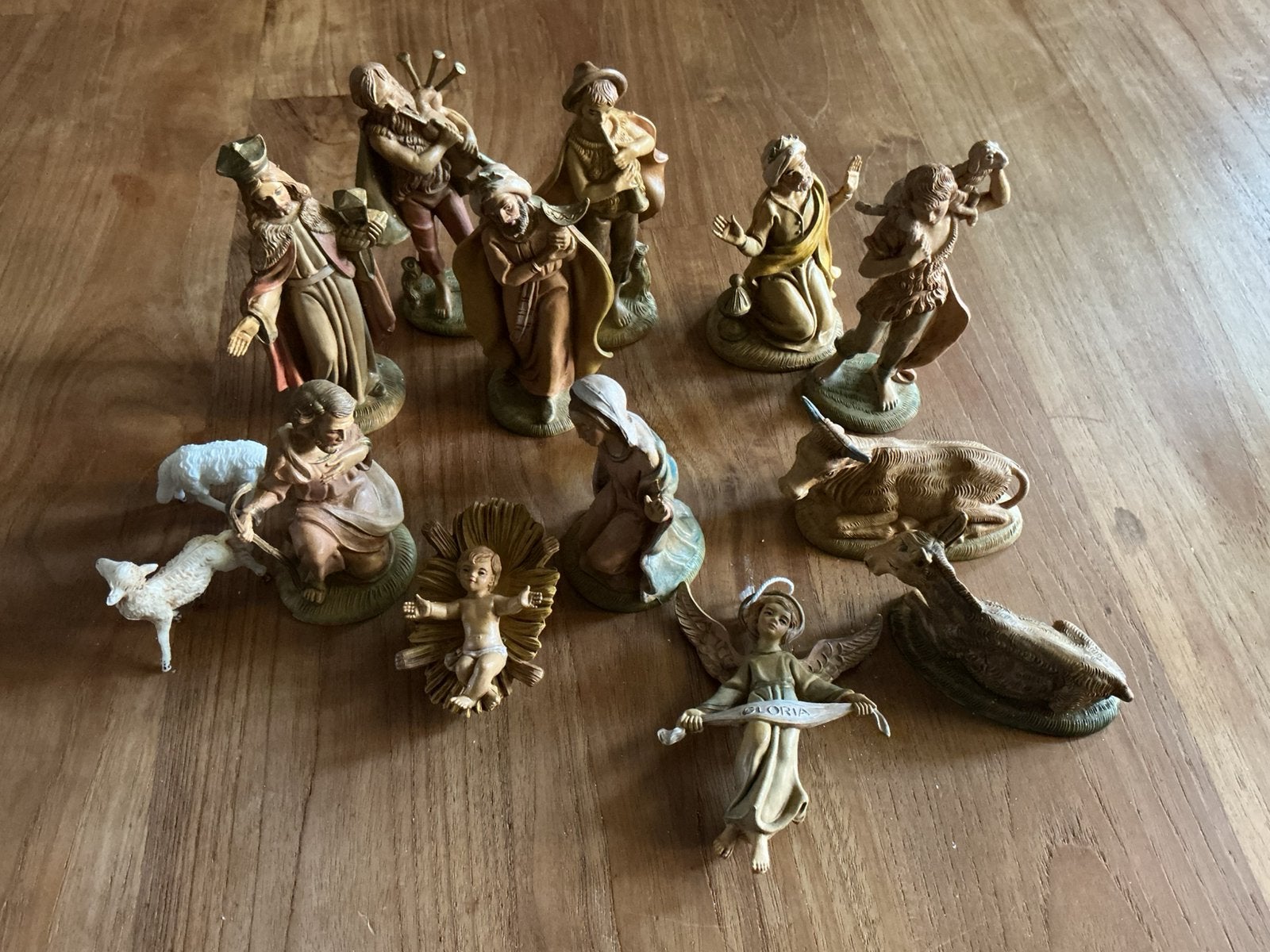 Kerstgroep 15 delig ( plastic uitvoering ), Verzamelen, Ophalen of Verzenden, Zo goed als nieuw