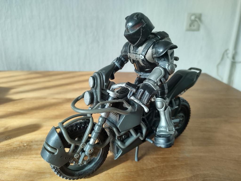 Tmnt night watcher stunt rider bike Raphael 2006 playmates, Ophalen of Verzenden, Gebruikt