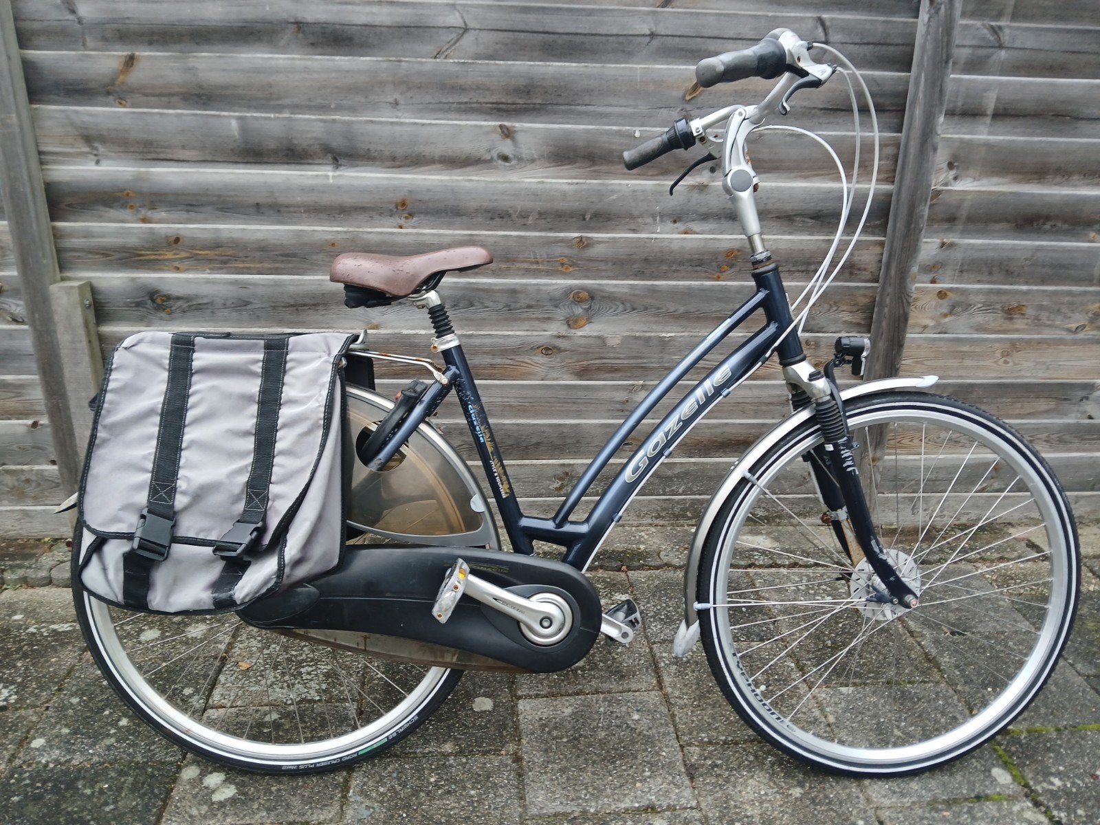 Gazelle Davos Damesfiets 28 inch, Framemaat 49 cm, Ophalen, Gebruikt, 47 tot 50 cm, Versnellingen