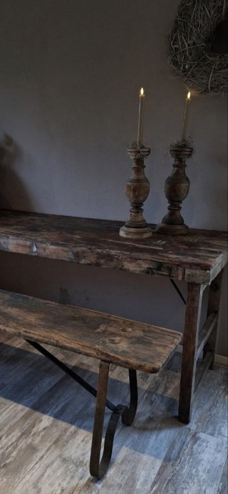 Rustieke Oude Markttafel, Ophalen