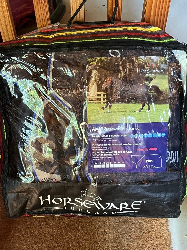 Horseware Amigo Bravo 12 paardendeken, Ophalen, Cob (M), 400 g, Nieuw