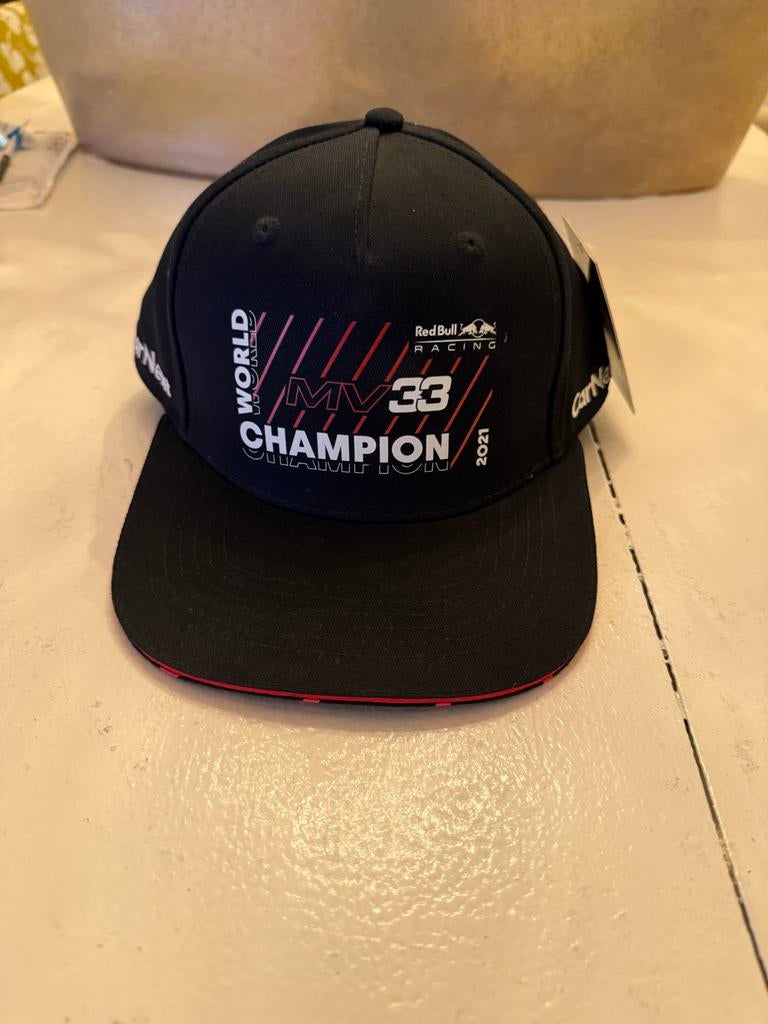 Max Verstappen cap kampioenschap 2021, Ophalen of Verzenden, Nieuw, One size fits all, Pet