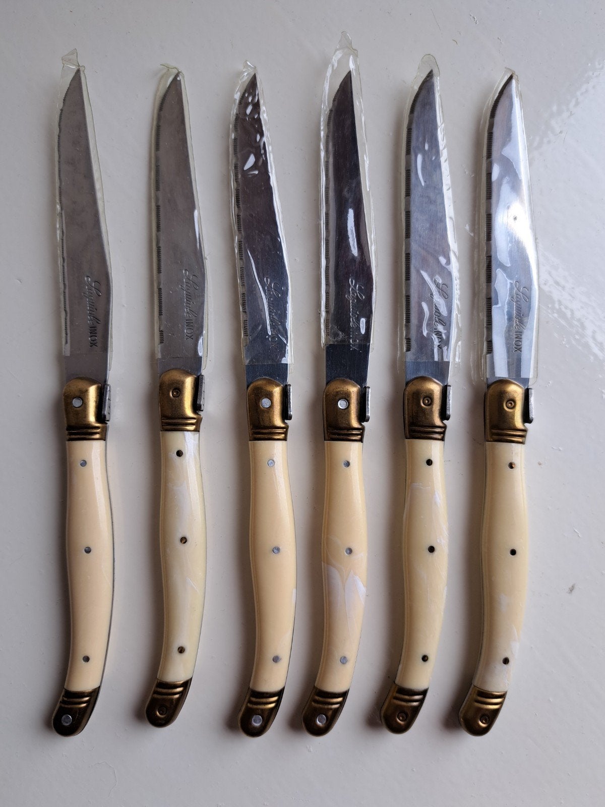 Set van 6 Laguiole steakmessen, Ophalen of Verzenden