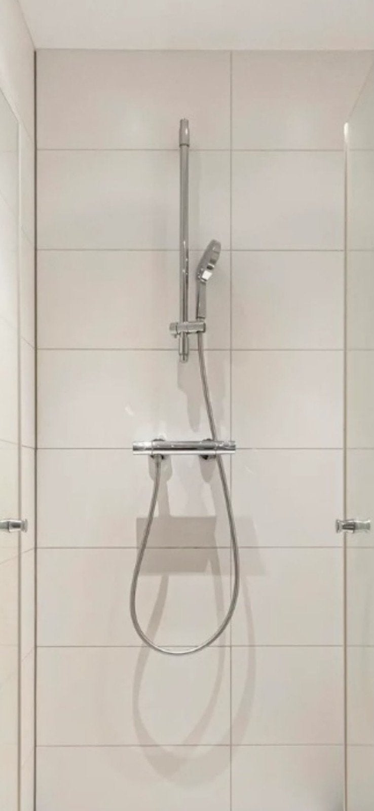 Grohe Doucheset Chroom met Thermostaatkraan en Glijstang, Ophalen, Zo goed als nieuw, Chroom, Douche
