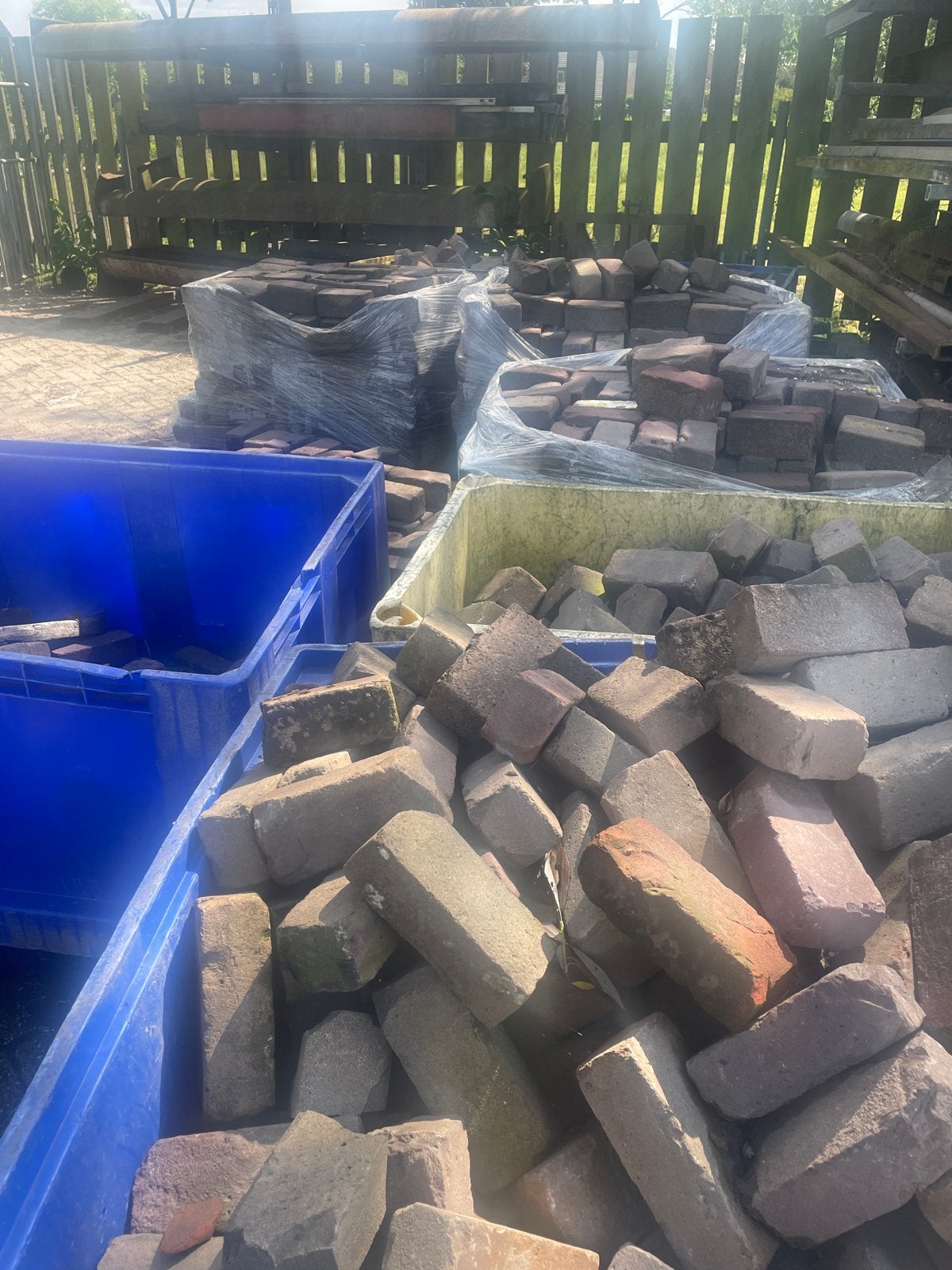 Gebruikte bakstenen voor tuin of bestrating, Doe-het-zelf en Verbouw, Metselstenen, Ophalen, Gebruikt, Bakstenen