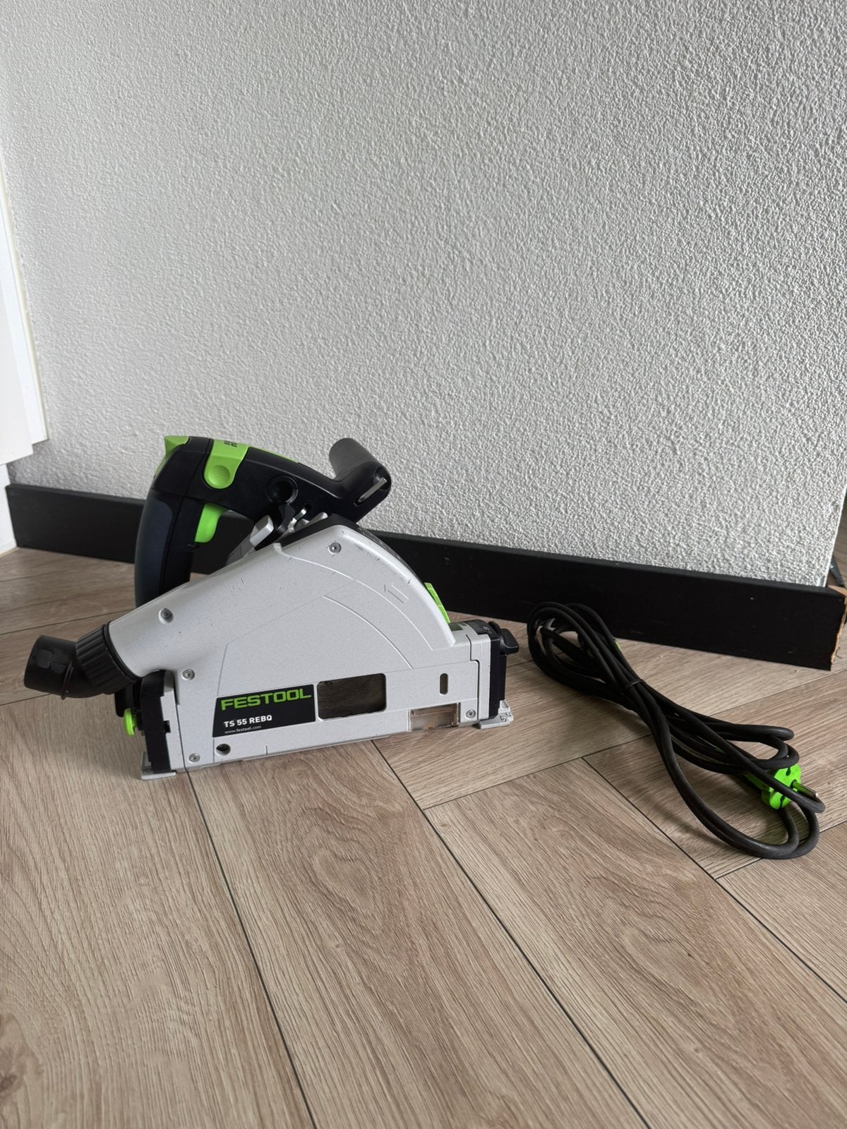 Festool ts 55 REBQ invalzaag, Doe-het-zelf en Verbouw, Ophalen, Invalzaag, Zo goed als nieuw, 30 tot 70 mm